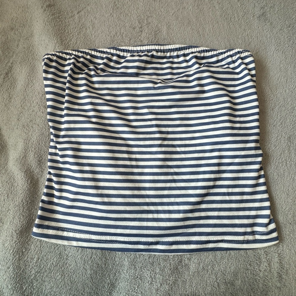 Striped tube top